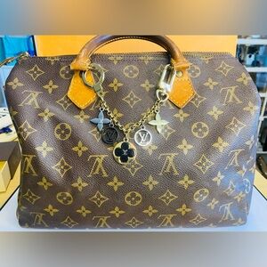 Louis Vuitton Speedy 30 France Sept. 1998 Authentic w/ Lock & Key inc Dust Cover